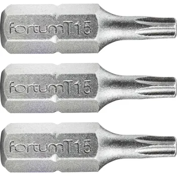 Bit Bit torx 3ks, T 15x25mm, S2, FORTUM