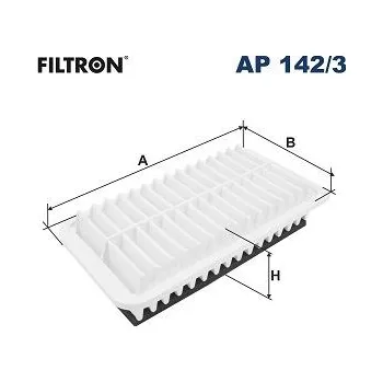 Vzduchový filtr Vzduchový filtr FILTRON AP 142/3