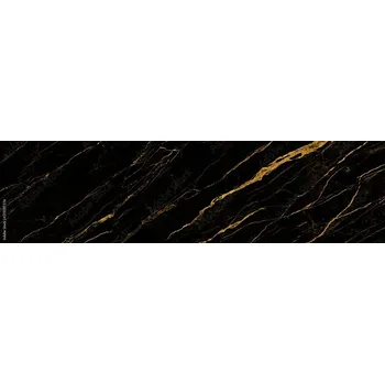 Obklad Skleněný obklad do kuchyně Černý mramor 375597276