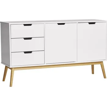 Příborník a kredenc Komoda Van 140 bílá (Komoda z masivu)