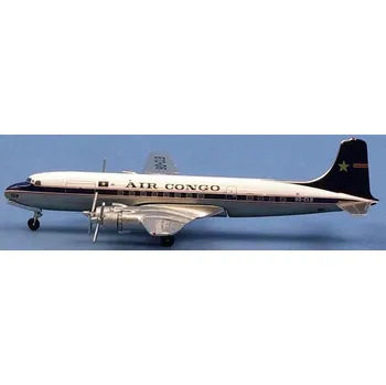 Plastikový model AeroClassic - Douglas DC-6, Air Congo "1970s" Colors, Kongo, 1/400