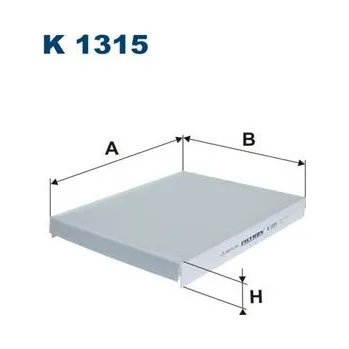 Klimatizace automobilu Filtr, vzduch v interiéru FILTRON K 1315