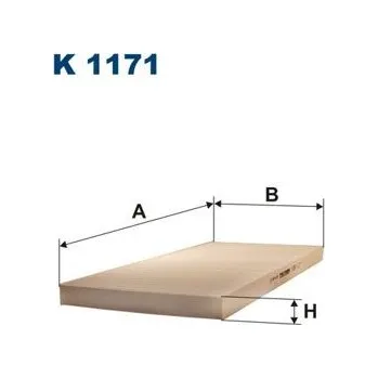 Autodíl Filtr, vzduch v interiéru FILTRON K 1171