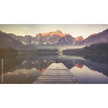 Obklad Skleněný obklad do kuchyně Horské jezero 115388988