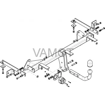 Tažné zařízení Tažné zařízení Fiat 500 L Trekking (2012 - 2017) (5615)