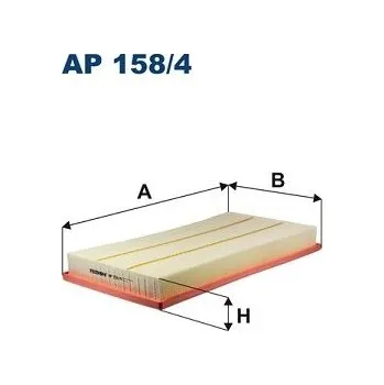 Vzduchový filtr Vzduchový filtr FILTRON AP 158/4