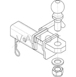 Sestava koule - adaptér pro USA (ZK-7) (8994)