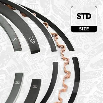 Píst motoru Sada pístních kroužků ET ENGINETEAM R1003400