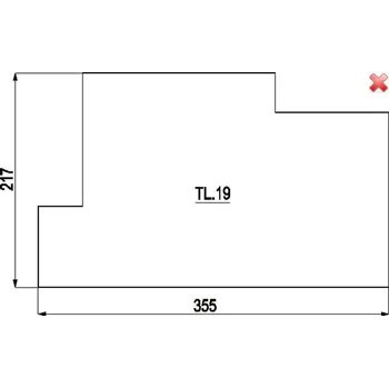 Krbová kamna HAAS+SOHN JUVA - ND Deska topeniště horní, ND 0050500030005 - šamot
