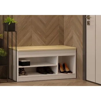 Botník Botník CIAO se sezením bílá