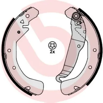 Autodíl Sada brzdových čelistí BREMBO S 59 517