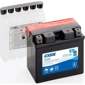Auto-moto baterie startovací baterie EXIDE ETZ7-BS