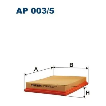 Autodíl Vzduchový filtr FILTRON AP 003/5