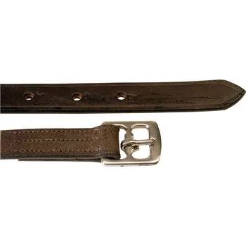 Vybavení pro koně Supreme Řemeny třmenové Leather Supreme, různé délky, tmavě hnědé Délka: 125 cm