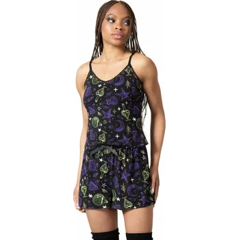 Dámské pyžamo tílko dámské (pyžamo) KILLSTAR - Magic Night Lace - Black - XL