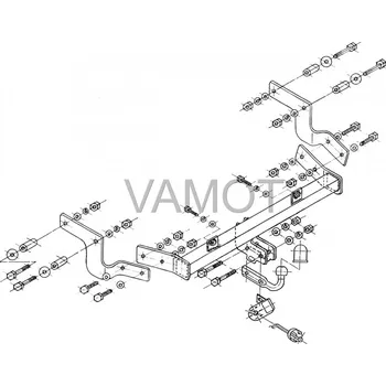 Tažné zařízení Tažné zařízení Peugeot Partner I (1996 - 2008) (5608)