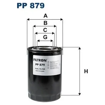 Filtr do auta Palivový filtr FILTRON PP 879