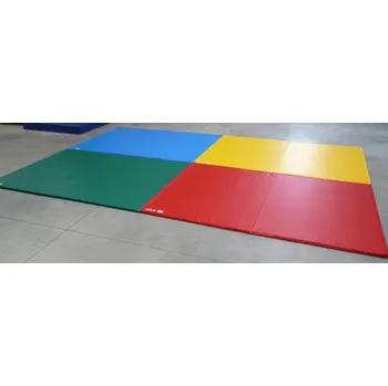 Gymnastika Kombinovaná žíněnka 4-dílná 600x400x3 cm, PE, multibarevná