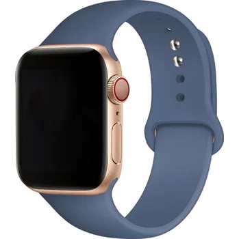 Příslušenství k chytrým hodinkám Silikonový řemínek pro Apple Watch 38/40/41/42mm Barva: Alijašsky modrá, Typ: 43