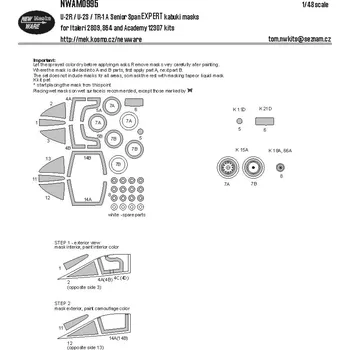 Plastikový model New Ware 1/48 Mask U-2R/2S/TR-1A Senior Span EXPERT (IT/AC)