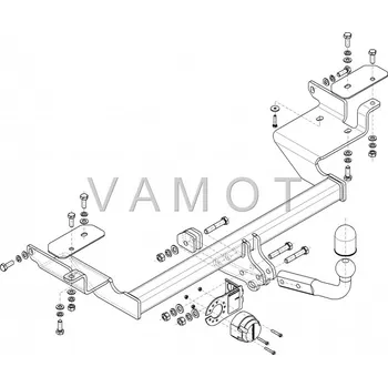 Tažné zařízení Tažné zařízení Volvo S40 4D (1995 - 2000) (7987)