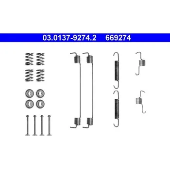 Brzdová čelist Sada příslušenství, brzdové čelisti ATE 03.0137-9274.2