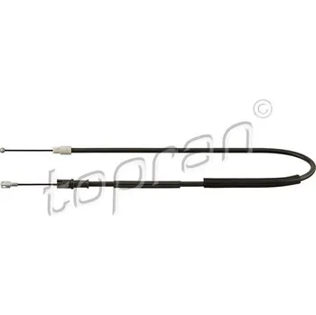 Brzdový systém Tažné lanko, parkovací brzda TOPRAN 408 404