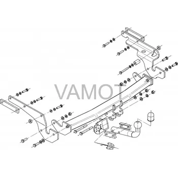 Tažné zařízení Tažné zařízení Toyota Yaris 3/5D (2006 - 2011) (5504)