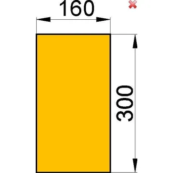Krbová kamna Příslušenství HAAS+SOHN: Cihla č. 125 (sada 4 kusy) 30 x 160 x 300 mm