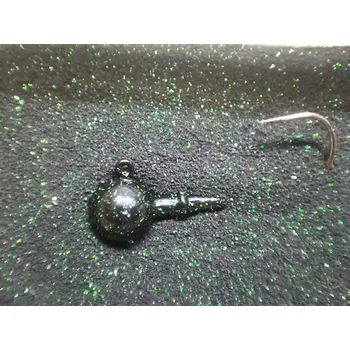 RYVALURES-GUMOVÁ BARVA NA JIGOVÉ HLAVY NIGHT GREEN 80G