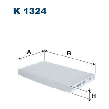 Ventilátor topení a klimatizace Filtr, vzduch v interiéru FILTRON K 1324