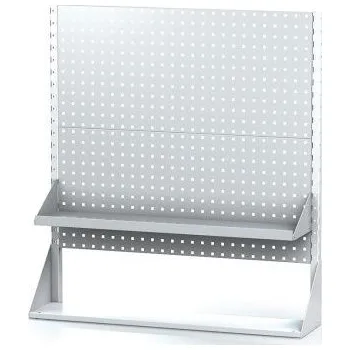 Dílenský regál HTI Systémový stojan 1015x250x1114 - základní pole MC-7248