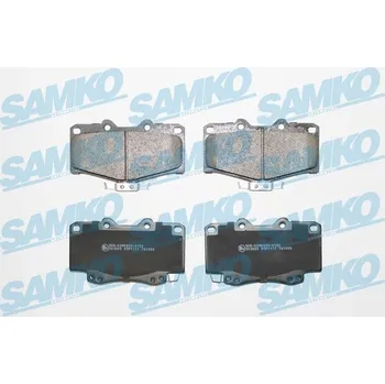 Brzdová destička Sada brzdových destiček, kotoučová brzda SAMKO 5SP1117