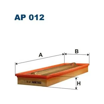 Filtr do auta Vzduchový filtr FILTRON AP 012