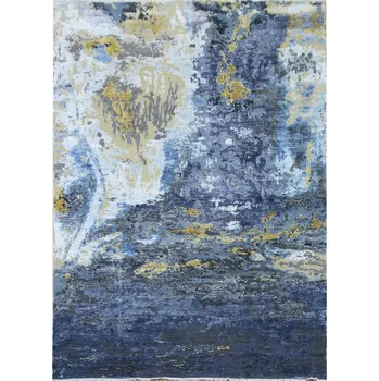 Koberec Ručně vázaný kusový koberec Diamond DC-Galaxy 4 Silver/Mix, 120x170, modrá, chodba / předsíň, Diamond Carpets India - 1 rok na vrácení + DOPRAVA ZDARMA k Vám i zpět