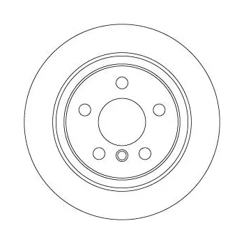 Brzdový kotouč Brzdový kotouč TRW DF6756