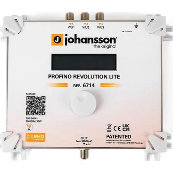 Příjem digitálního pozemního vysílání Johansson 6714 Profino Revolution Lite programovatelný zesilovač