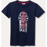 Chlapecké triko - Winkiki WTB 11984, tmavě modrá/ 190 Barva: Modrá tmavě, Velikost: 152