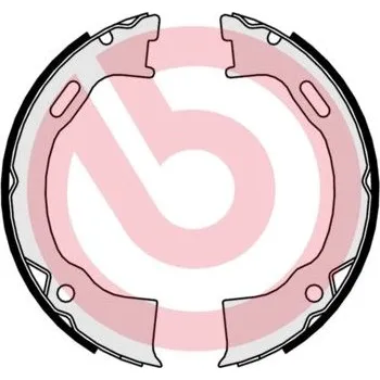 Brzdová čelist Sada brzdových čelistí, parkovací brzda BREMBO S 24 549