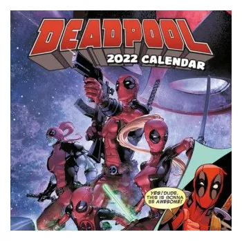 Kalendář Kalendář 2022 Deadpool - nástěnný