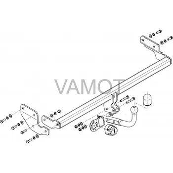 Tažné zařízení Tažné zařízení Hyundai Accent (4D) (2006 - 2011) (4931)