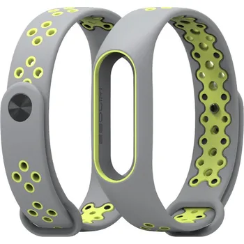 Příslušenství k chytrým hodinkám Xiaomi Mi Band 2 sportovní náramek (výprodej) Barva: Šedozelený MBSCZ-2SP08