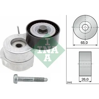 Napínák, žebrovaný klínový řemen Schaeffler INA 534 0607 10