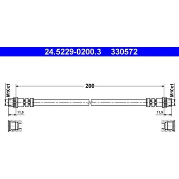 Brzdová hadice Brzdová hadice ATE 24.5229-0200.3