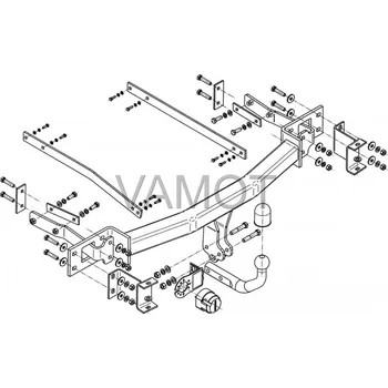 Tažné zařízení Tažné zařízení Mercedes W 211 4D E-série (2002 - 2009 (W211)) (4671)