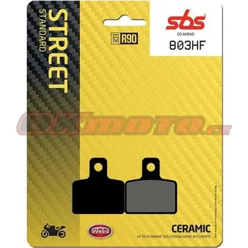 Brzdová destička Přední brzdové destičky SBS 803HF - Husqvarna CR 50 Senior, 50ccm - 06>