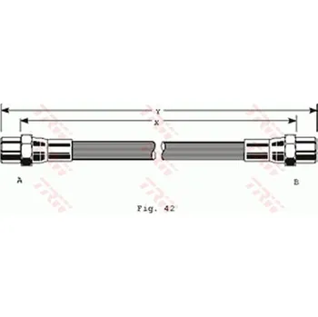 Brzdová hadice Brzdová hadice TRW PHA140