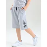Chlapecké kraťasy - Winkiki WTB 91429, šedý melír/ 100 Barva: Šedá, Velikost: 146