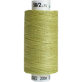 Nit Snový svět (71) Lněná nit na paličkování TEX33x2 zelená