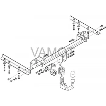 Tažné zařízení Tažné zařízení Subaru Legacy V 4D (2009 a novější) (4661)
